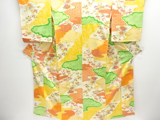 JAPANESE KIMONO / KOMON / SHIBORI / CLOUD